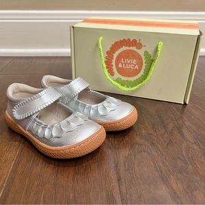 Livie & Luca Ruche Classic Mary Jane - (Silver)